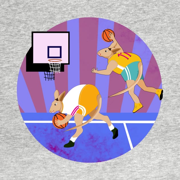 Basketball Kangaroos by momomoma